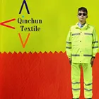 300D fluorescence color 100%polyester Oxford fabric used for Policy protection suit