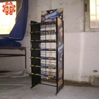 Shopping display metal shelve rack and supermarket shelf for general store