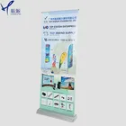 Chinese manufacturer plastic wide model steel roll up banner stand
