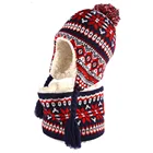kdis girl toddler sherpa lined hat scarf gloves gloves set