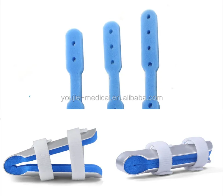 Wholesale Sponge Padded Flexible Aluminum Orthopedic Medical Type Finger Support Splints
