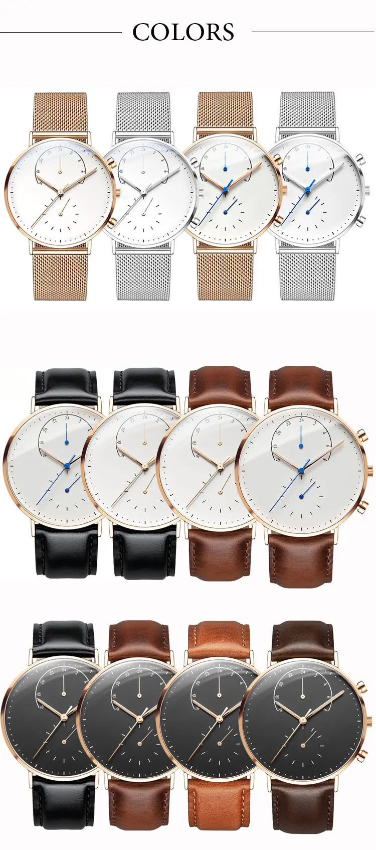 2019 Unique Dome Sapphire Crystal Female Singapore Movement Quartz Brand Men Luxury Watches