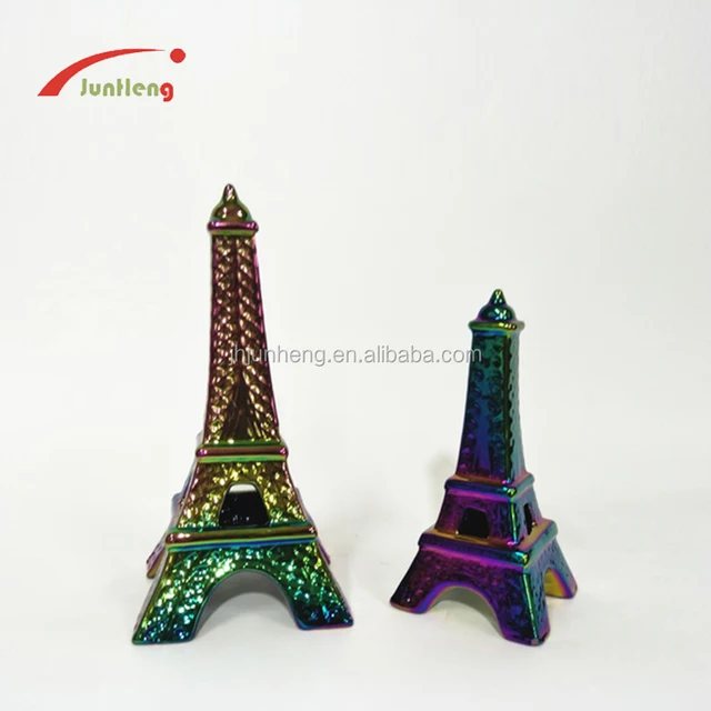 eiffel tower shaped table decorative electroplating colorful