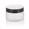 plastic cosmetic container 30ml 50ml 80ml 100ml 150ml 200ml 250ml 300ml wide mouth frosted plastic jar with lid