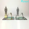 Metallic Crystal Big Ben With Pen Stand For UK Souvenir Gifts