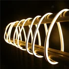 クリスマスカスタム両面 rgb led ネオンフレックス 12 v 24 V 120 V 220 12v 防水フレキシブル led ネオンフレックスロープライトストリップ