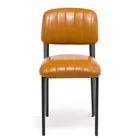 Restaurant Furniture Guangzhou Living Room PU Leather Chairs Hotel Coffee Chair