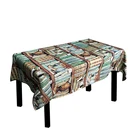 New design popular quality cotton Christmas table cloth