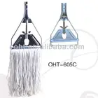 Iron cleaning mop clamp head for cotton yarn