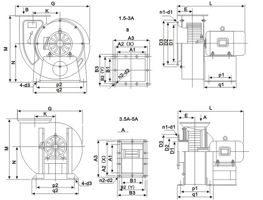 Centrifugal Fan, CF-11, 220, steel - detail 14