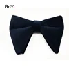 Soft Dark Navy Blue Velvet School Large Bow Tie For Boy