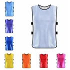 Soccer vest reversible training bibs numbered sports pinnies