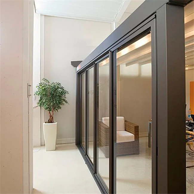 balcony sliding glass partition wall door