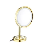 Factory sale LY-2209D modern round desk decorative LED bathroom mirror