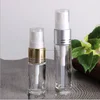 5ml 10ml clear Perfume Spray Bottle Glass Refillable Cosmetic Liquid Water Atomizer Container Bottle With Spray top