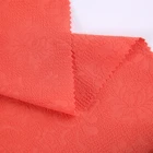 Cheap price bengaline plain dyed african woven polyester spandex red fabric for dresses