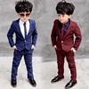 YY10091B Boys blazers kids boy suits for weddings prom suits formal dress kids tuxedo children clothing set