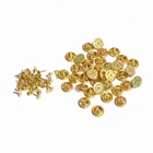 Brass Badge Lapel Pin Back Butterfly Clutches From China