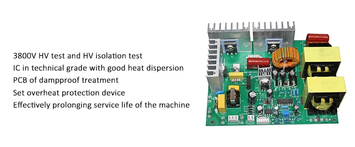multi function digital ultrasonic cleaning machine with heater