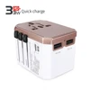 New design 33W PD wall charger universal travel adapter UK AUS USA EU plugs adaptor socket quick usb charger
