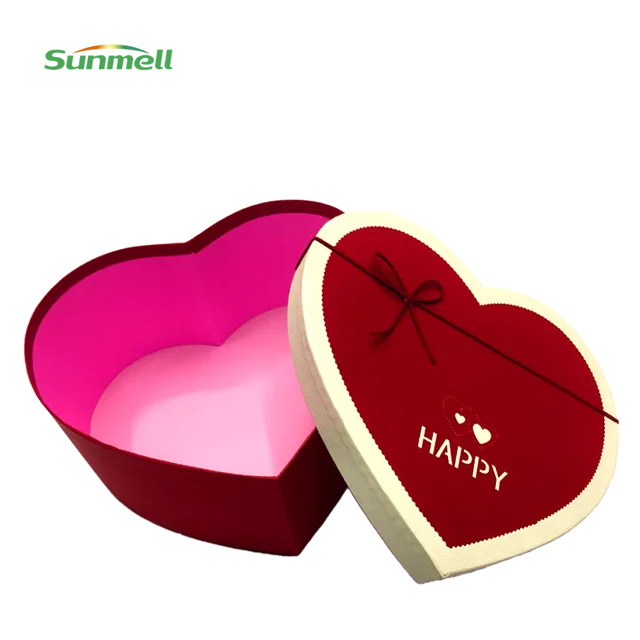 red heart flower box valentines gifts paper box gift