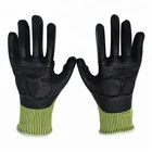 Best quality anti impact cut 5 gloves with tpr cut gloves anti cut leather en388 safety gloves