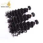 top selling product deep wave raw human hair extension for black women cambodian hair vendors