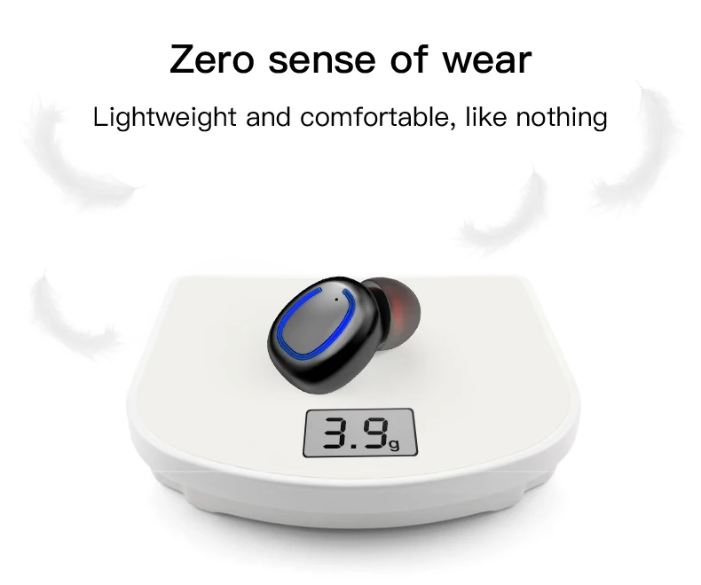 Bluetooth Earphone Mini Stereo Headset In Ear Earbuds Headphone with Microphone Wireless Headst - ANKUX.COM