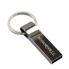 Waterproof USB Flash Drive Metal Pen Drive 4GB 8GB 16GB 32GB 64GB Pendrive USB Stick Flash Drive with Keychain
