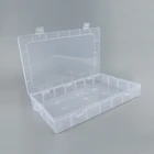 Factory supply high capacity storage boxes bins transparent storage boxes for car trunk