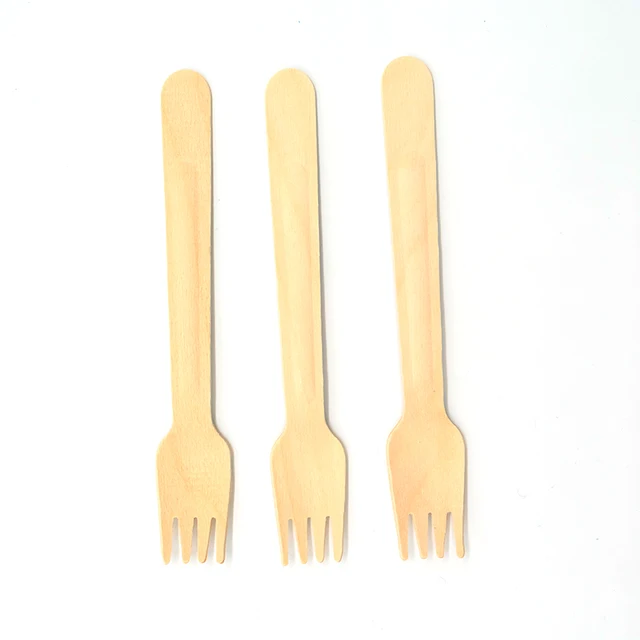 Pollution - free wooden utensils disposable forks