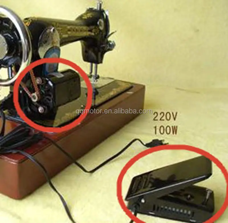 HF63 220V 100W domestic sewing machine motor, View domestic sewing