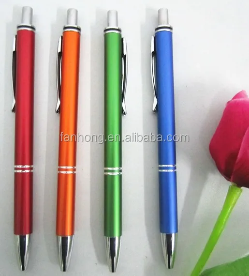 red logo ballpen