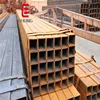 100*100 erw welded building materials hot rolled square tube / 200x200 mm price steel square tube made in China
