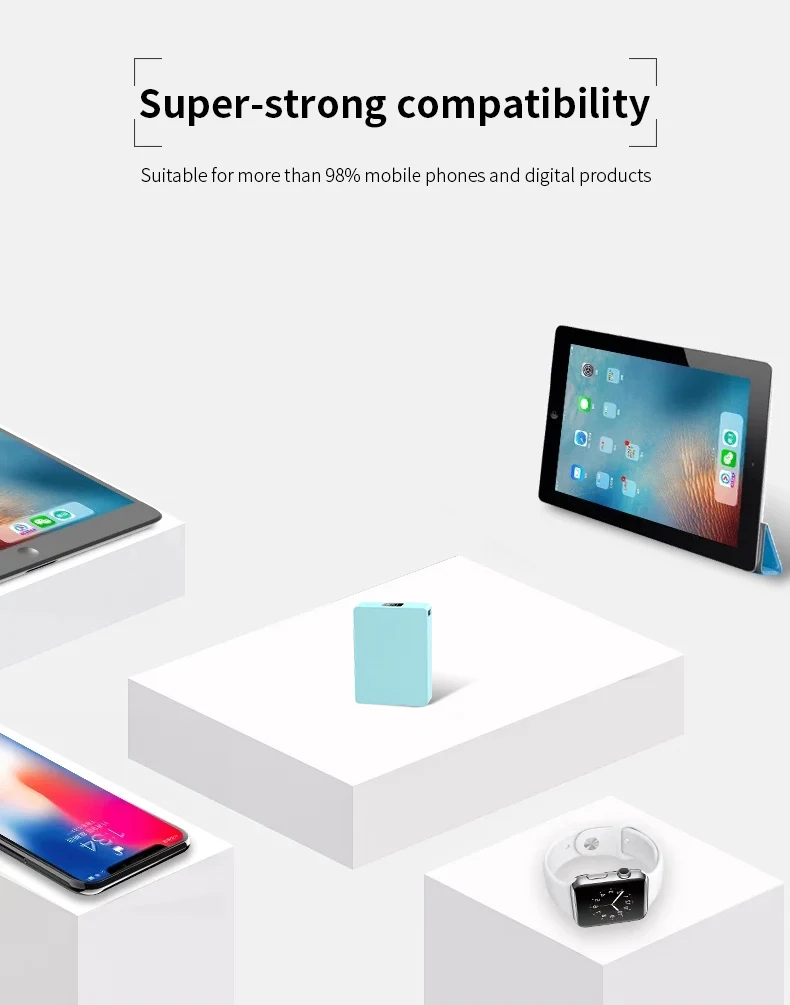 Power bank 1000mah Mobile Power Bank 2.4A Fast Charge Phone Charger - ANKUX.COM