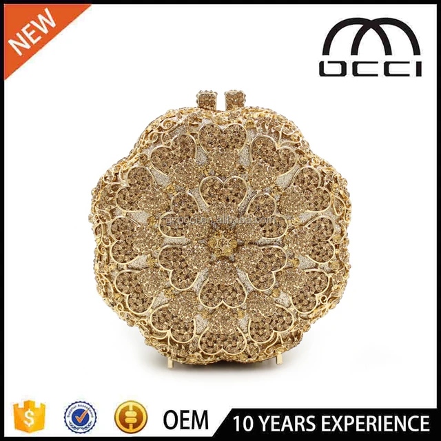 fancy evening party clutch handbag crystal wedding clutch handbag 2017 SC2975