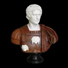 Natural Stone Chinese Manufacturer QuYang New Home Roman Hand Carving Custom Marble Sculpture Bust