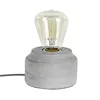 Shenzhen OGS Supplier E27 Led Bulb Filament Lighting Cement Standing Table Lamp with Plug , Hotel Housing Decor Desk Lighting