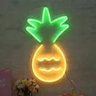USB wall lamp home decoration lamp led neon back light panel custom neon signs banana for Christmas party decoration