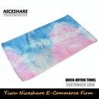 wholesale beautiful custom logo microfiber kids beach towel