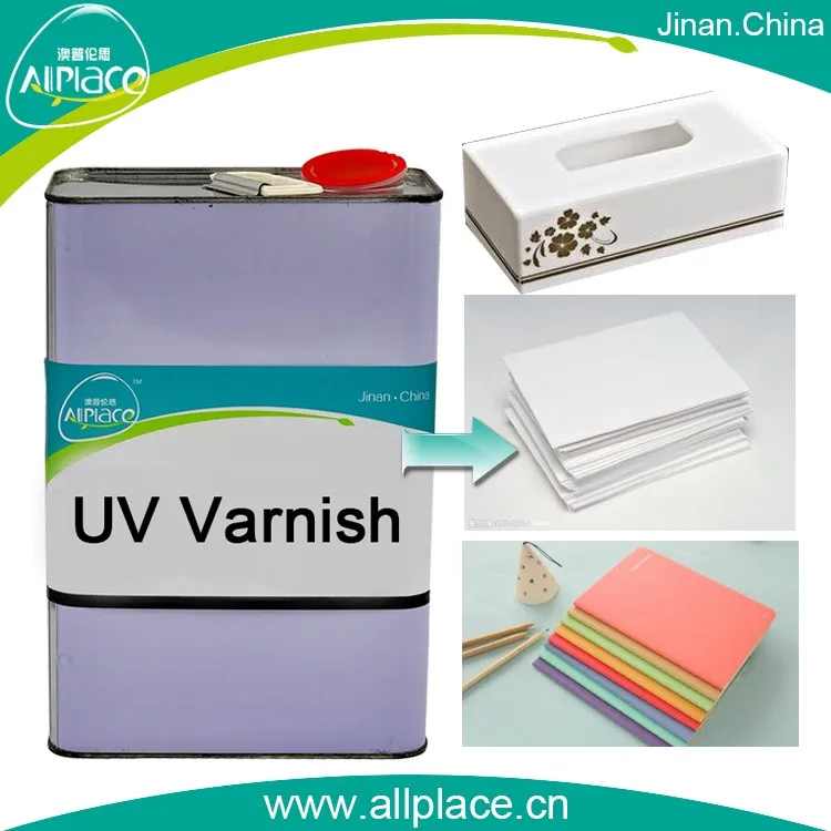 uv varnish & paper