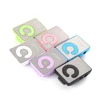 Multi Colors Mirror Portable Metal Clip Sport MP3 Music Player with Memory Card