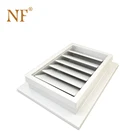 Fixed air ventilation jalousie for glass roof skylight
