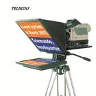 TELIKOU Professional 19 inch Foldable Portable Extendable Studio Teleprompter for TV station, Live show and interview