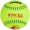 Certified ASA Softball Worth Hot Dot ASA 12" Slow Pitch Softball
