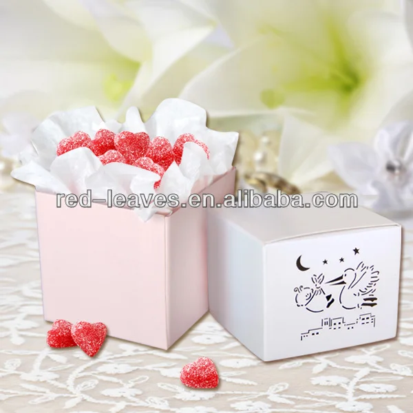 wholesale paper baby shower gift candy box
