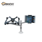 Dual monitor desk mount computer laptop stand