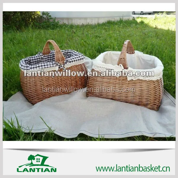 willow handle baskets