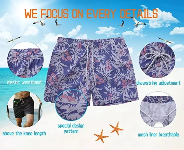 oem custom girls swimming trunks beachwear and swimwear