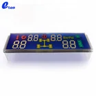 Custom 8 digit tire pressure gauge lcd 7 segment LCD Screen